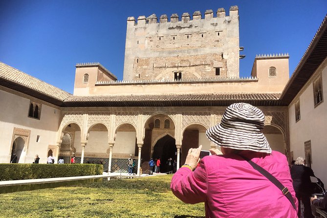 Alhambra and Nasrid Palaces Ticket with Audioguide - Stop 1: Alhambra Fortress views and the medina-citadel feel