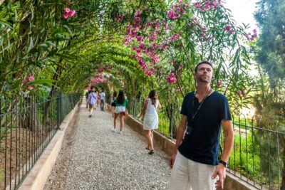 Granada: Alhambra and Generalife Garden Ticket & Guided Tour - Getting to the access pavilion and avoiding early chaos