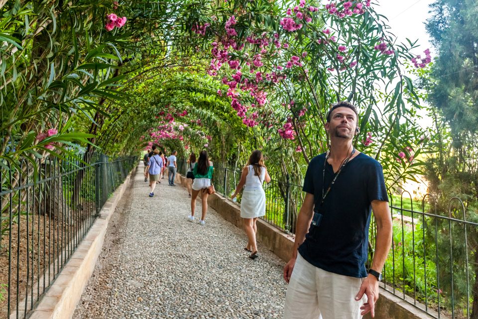 Granada: Alhambra and Generalife Garden Ticket & Guided Tour - Getting to the access pavilion and avoiding early chaos